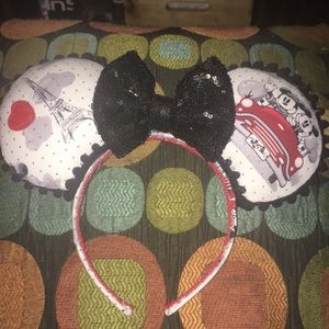 Paris themed Minnie Mouse ears
